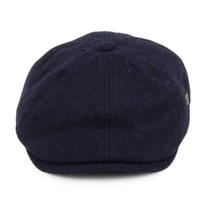 Casquette Gavroche en Laine d'Agneau Mérinos Hudson bleu marine FAILSWORTH