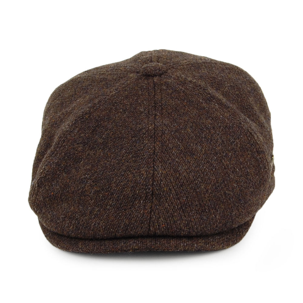 Casquette Gavroche en Laine d'Agneau Mérinos Hudson marron FAILSWORTH