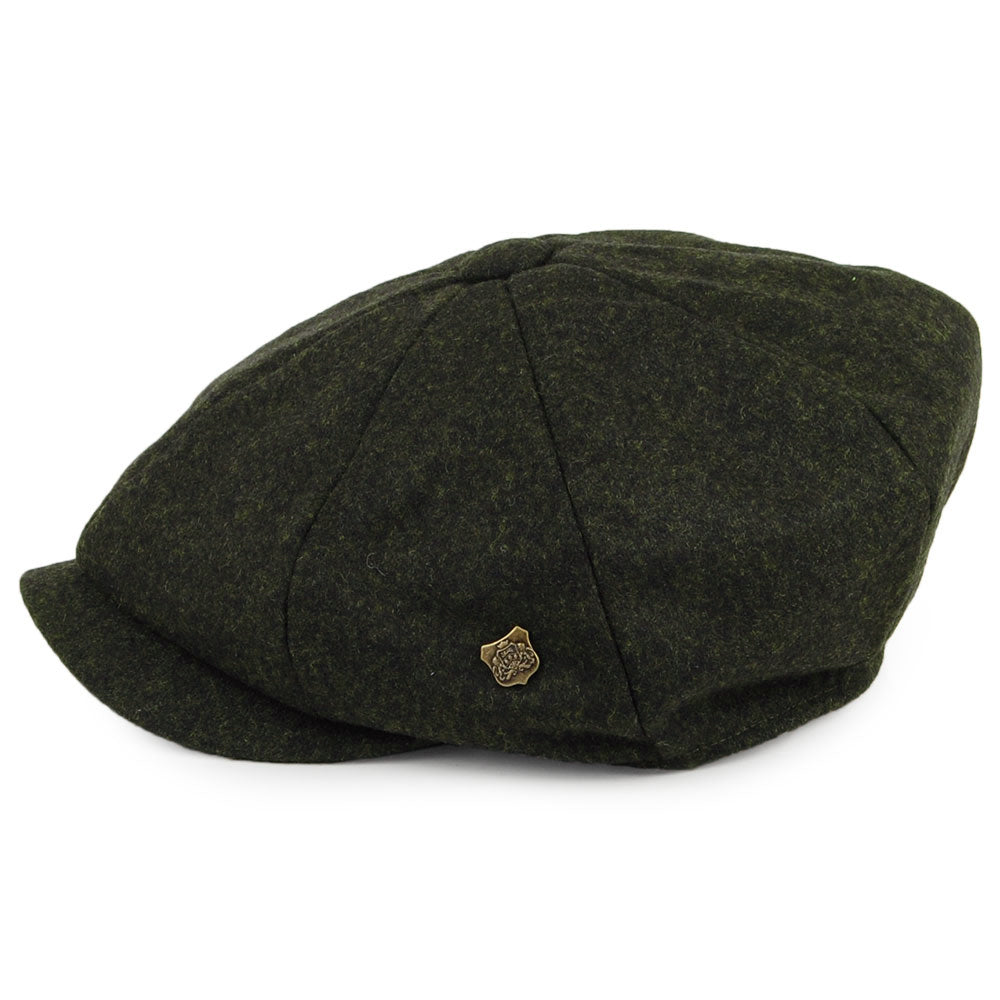 Casquette Gavroche en Melton Alfie loden FAILSWORTH