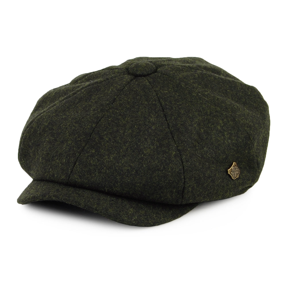 Casquette Gavroche en Melton Alfie loden FAILSWORTH