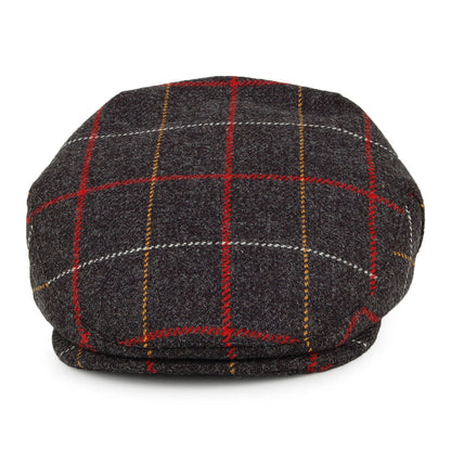 Casquette Plate à Carreaux Seasonal Tweed mélange de gris CHRISTYS