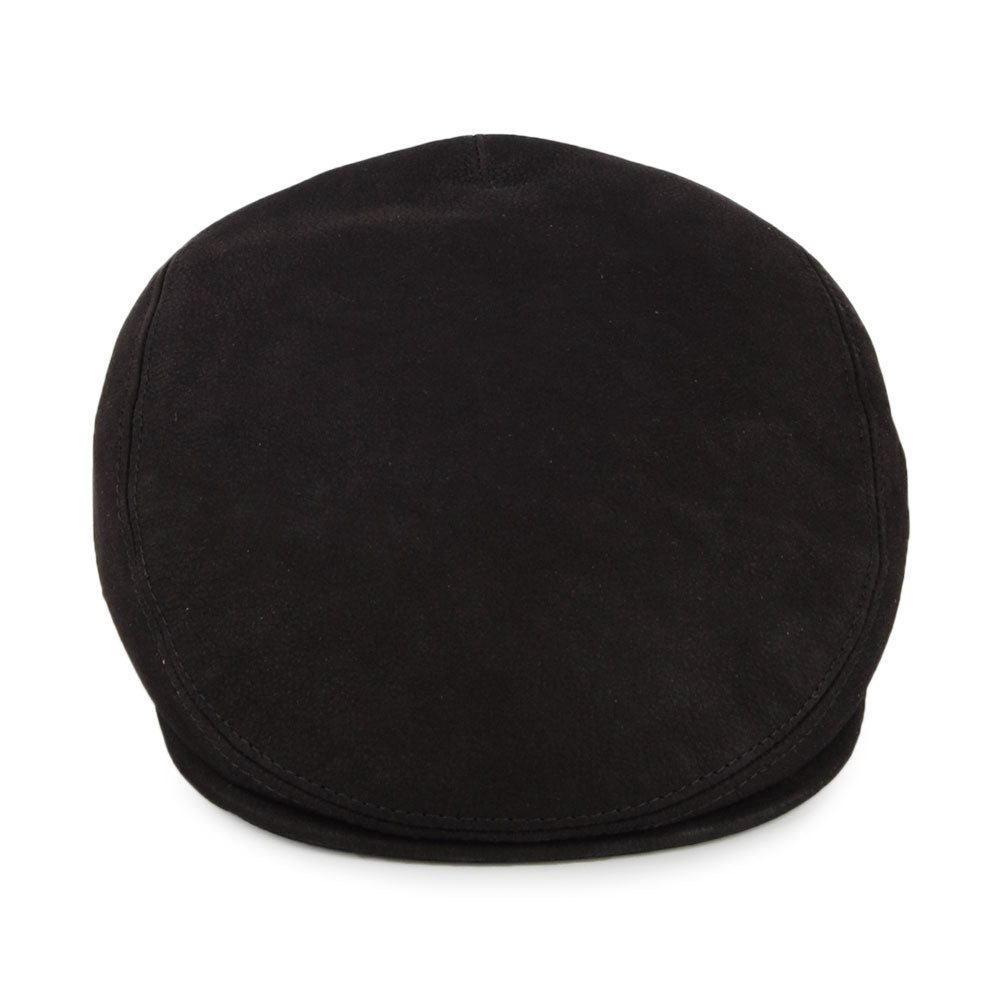 Casquette Plate en Daim noir CITY SPORT