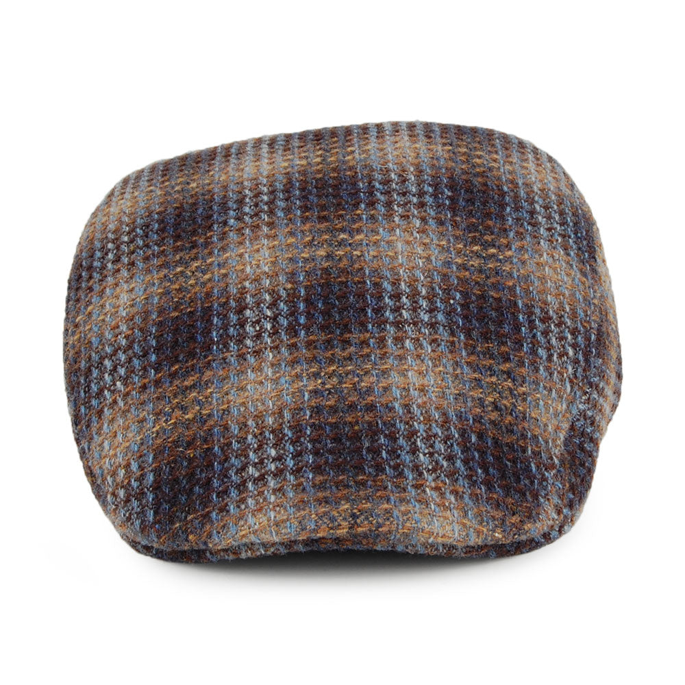 Casquette Plate en Laine d'Agneau Texturée Detroit bleu-multi CRAMBES