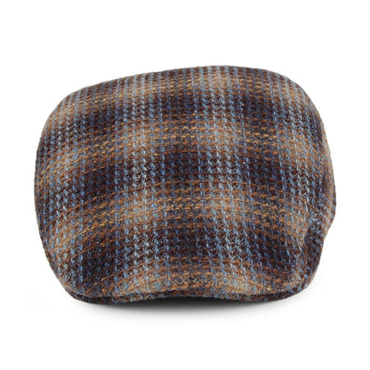 Casquette Plate en Laine d'Agneau Texturée Detroit bleu-multi CRAMBES