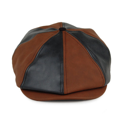 Casquette Gavroche à Pans Multiples Brood marron-noir BRIXTON