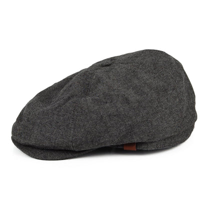Casquette Gavroche Jamaica noir chiné BARTS