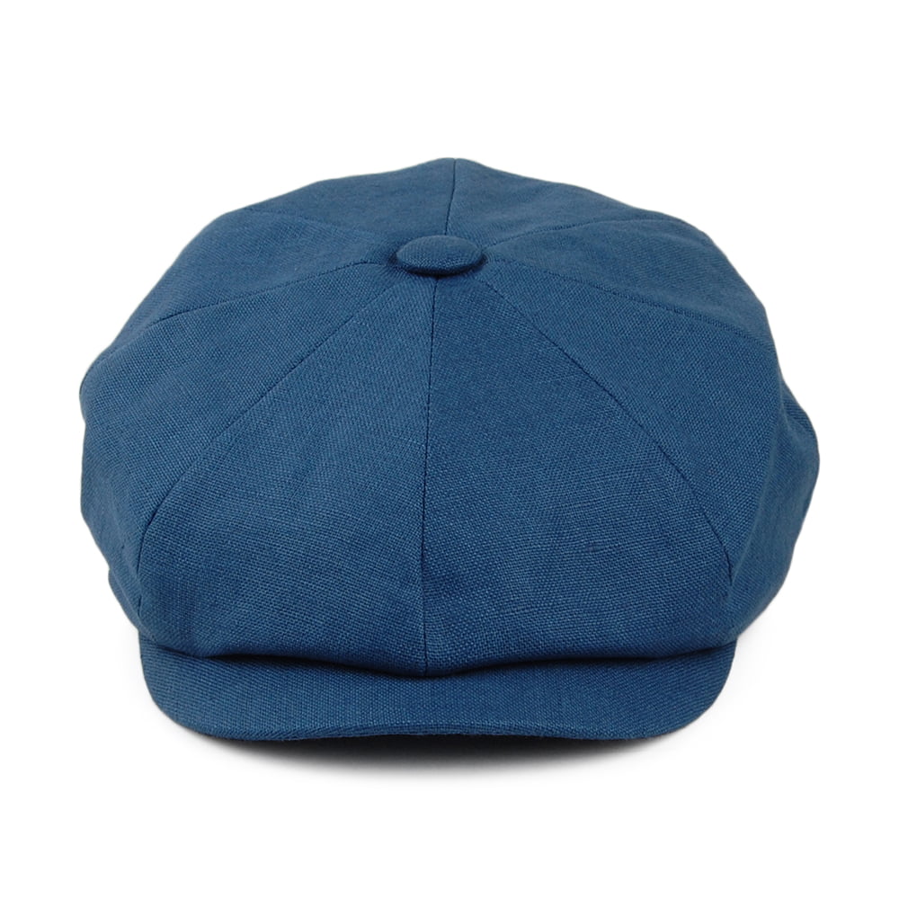 Casquette Gavroche en Lin Alfie denim FAILSWORTH