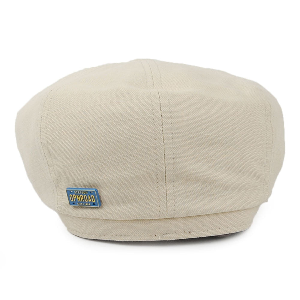 Casquette Gavroche en Coton et Lin naturel STETSON