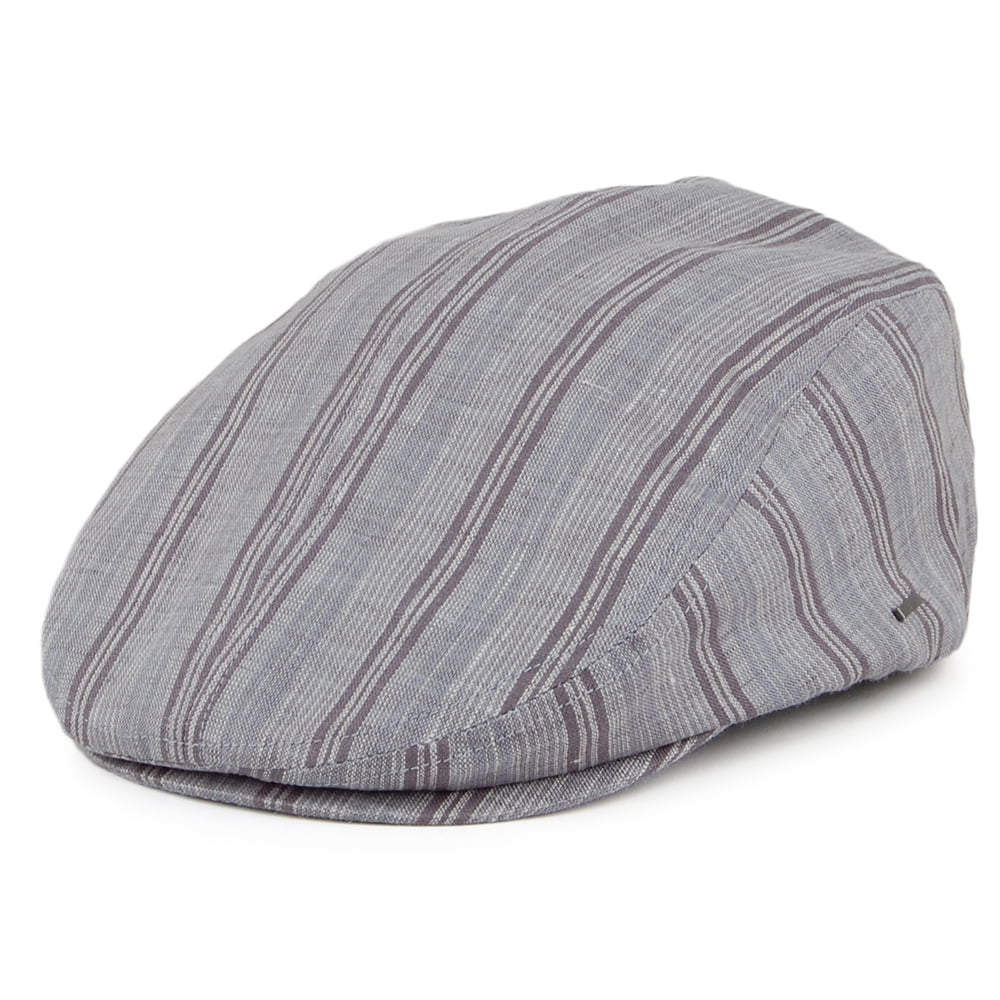Casquette Plate à Rayures gris BAILEY