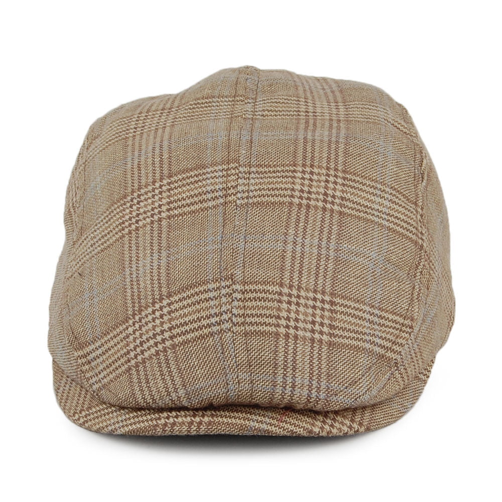 Casquette Plate en Moon Tailored Driver mélange de marrons CHRISTYS