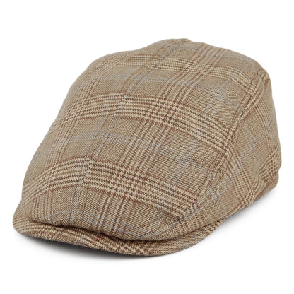 Casquette Plate en Moon Tailored Driver mélange de marrons CHRISTYS