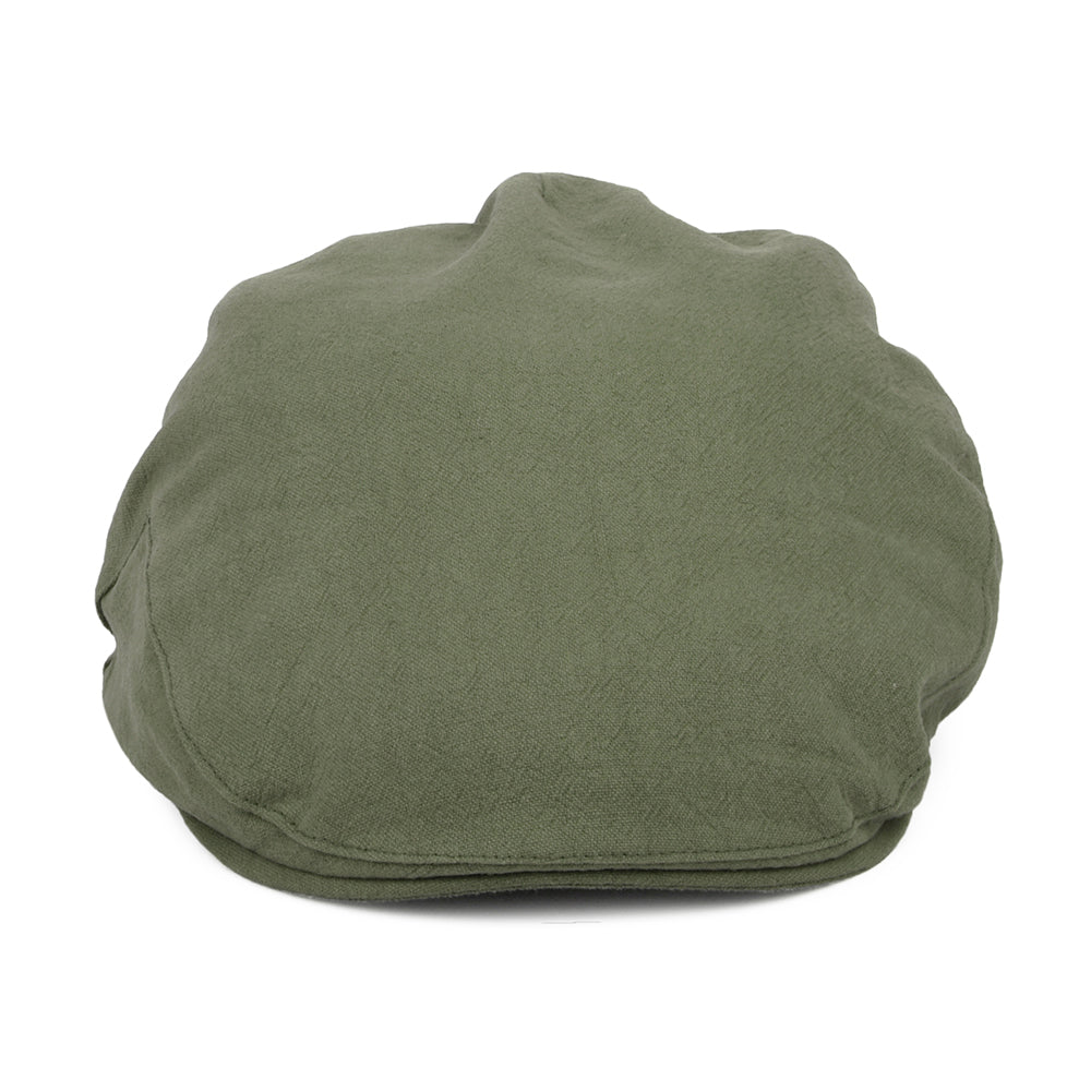 Casquette Plate en Lin Épais Skye Balmoral khaki CHRISTYS