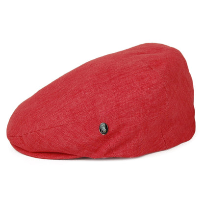 Casquette Plate en Lin Promo rouge brique CITY SPORT