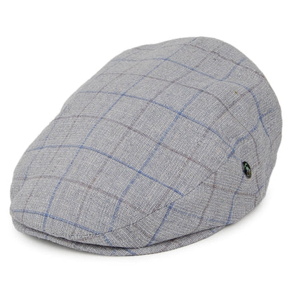 Casquette Plate à Carreaux bleu-gris CITY SPORT