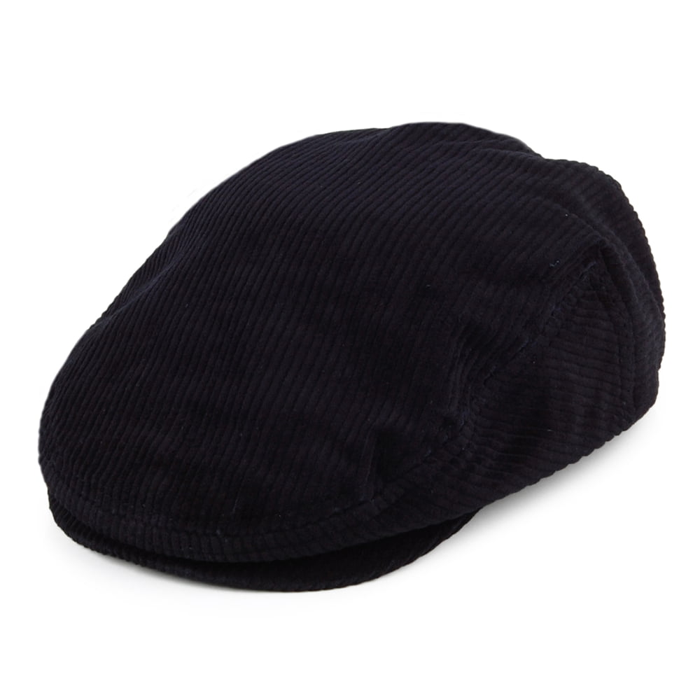 Casquette Plate en Velours Côtelé Légère Hooligan bleu marine délavé BRIXTON