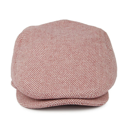 Casquette Plate à Chevrons Ixia rose-blanc BARTS