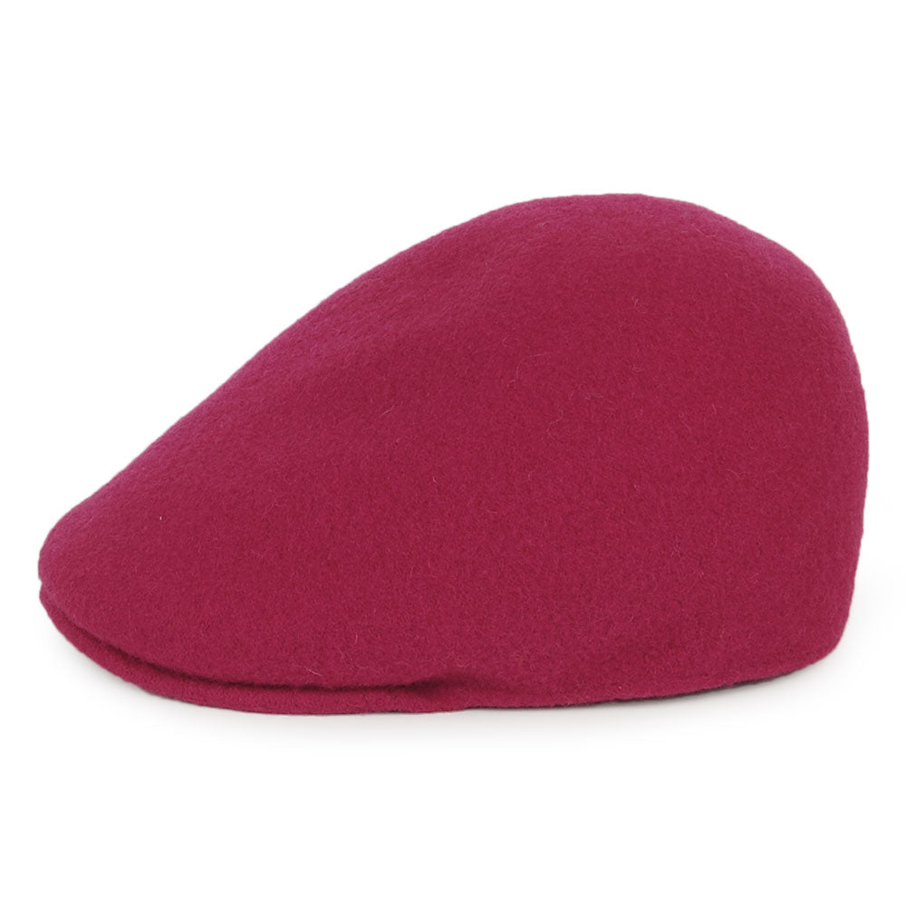 Casquette Plate en Laine 507 Seamless vin KANGOL