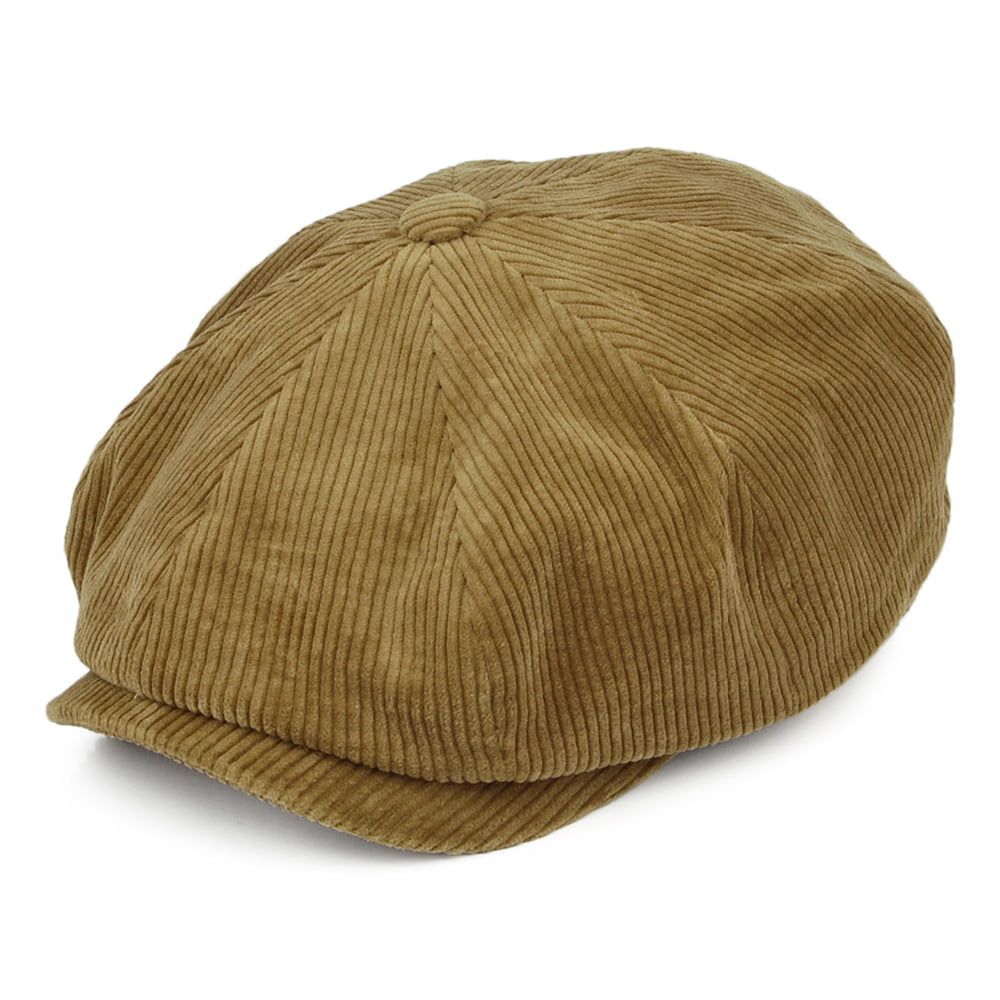 Casquette Gavroche en Velours Côtelé Hatteras fauve STETSON
