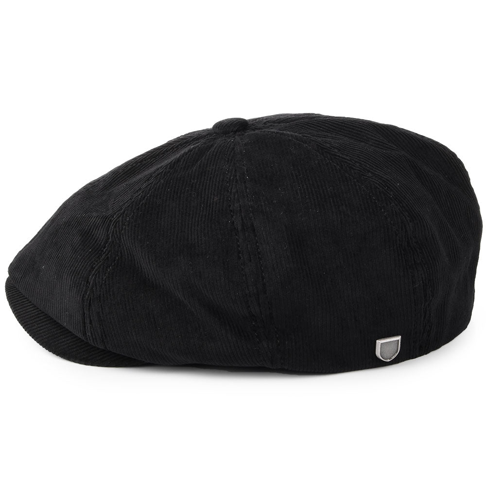 Casquette Gavroche en Velours Côtelé Brood Joe Strummer noir BRIXTON