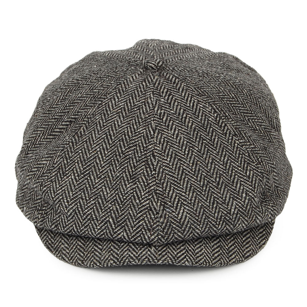 Casquette Gavroche à Chevrons Brood gris-noir BRIXTON