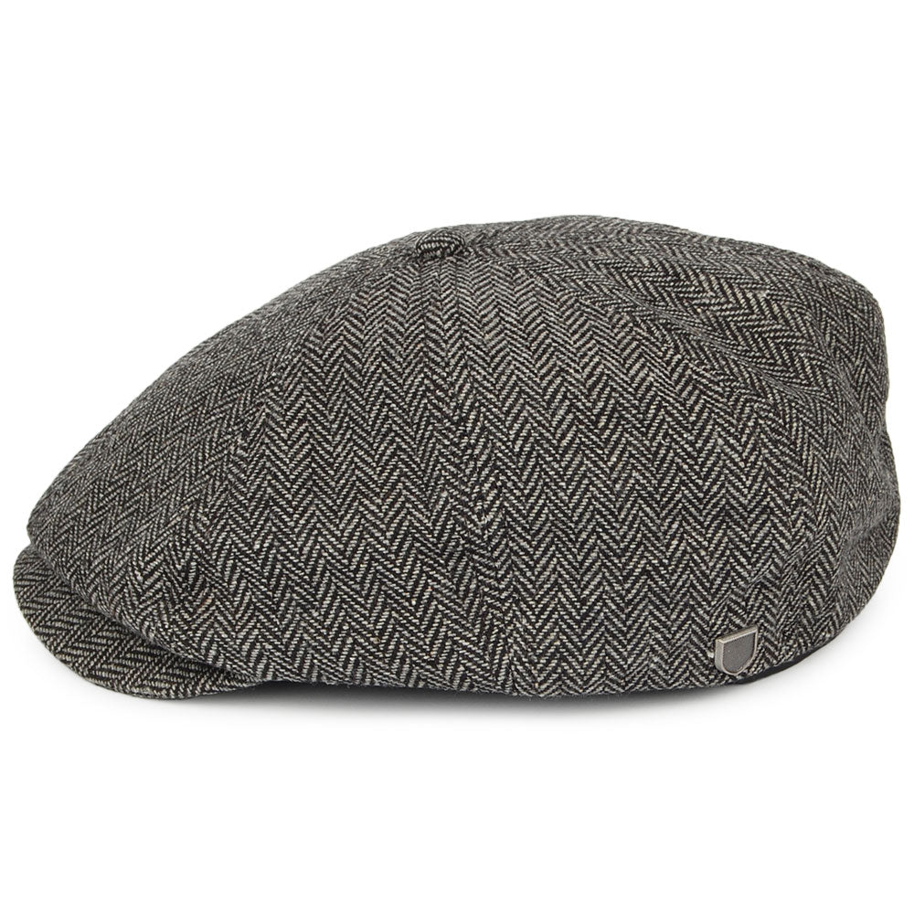Casquette Gavroche à Chevrons Brood gris-noir BRIXTON