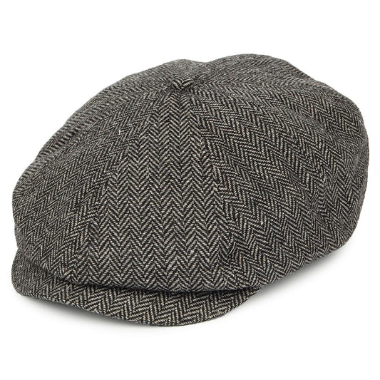 Casquette Gavroche à Chevrons Brood gris-noir BRIXTON