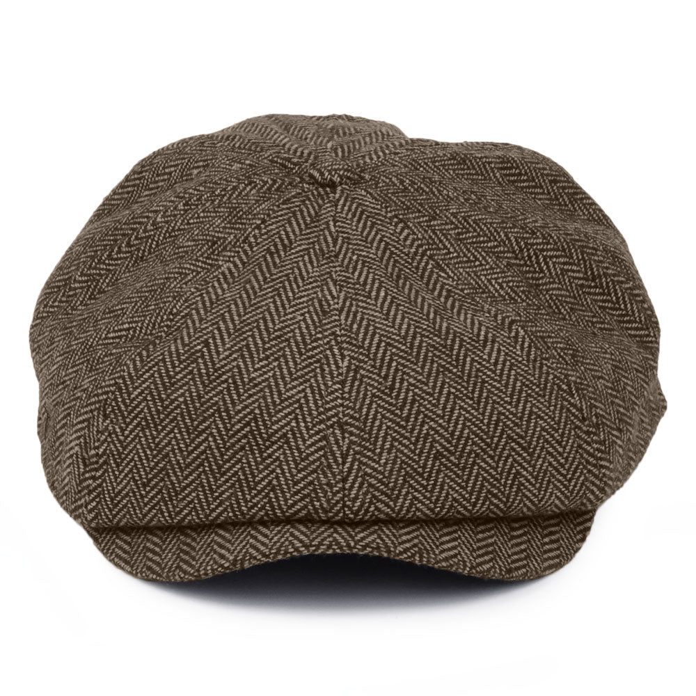 Casquette Gavroche à Chevrons Brood marron-khaki BRIXTON