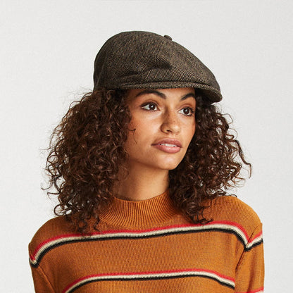 Casquette Gavroche à Chevrons Brood marron-khaki BRIXTON