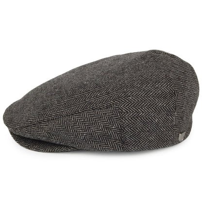 Casquette Plate à Chevrons Hooligan gris-noir BRIXTON