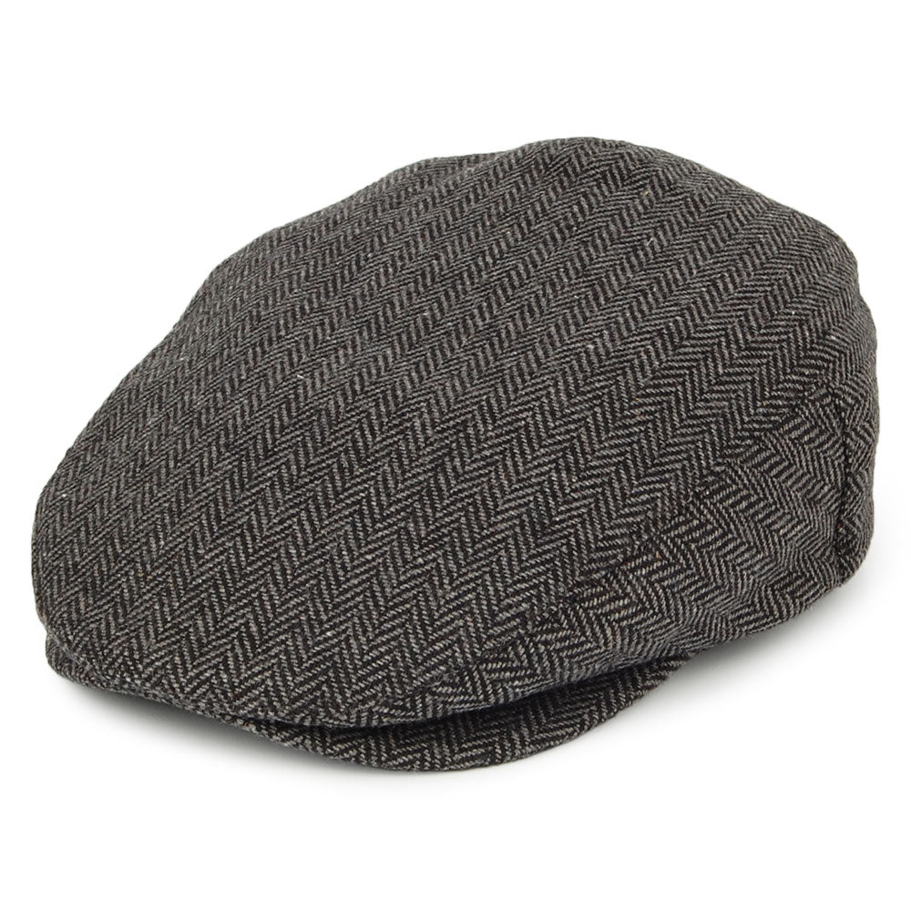 Casquette Plate à Chevrons Hooligan gris-noir BRIXTON