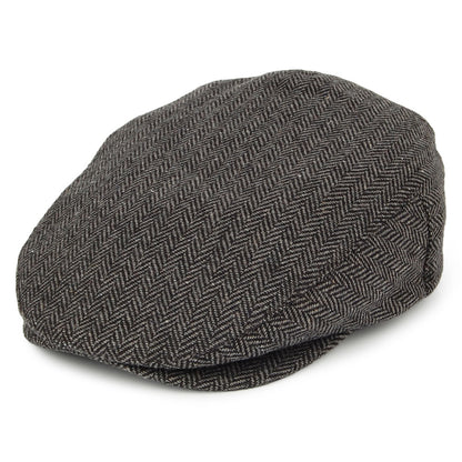 Casquette Plate à Chevrons Hooligan gris-noir BRIXTON