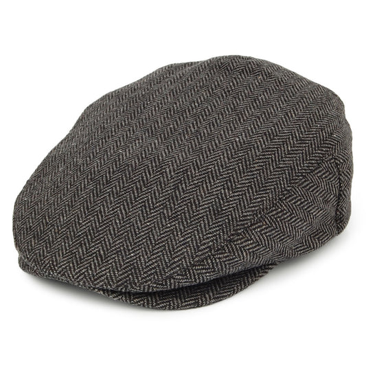 Casquette Plate à Chevrons Hooligan gris-noir BRIXTON