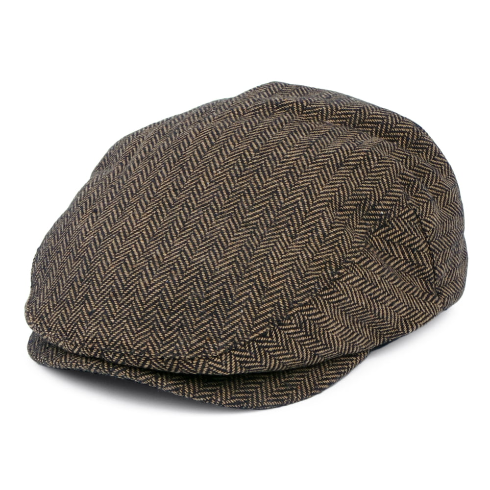 Casquette Plate à Chevrons Hooligan marron-khaki BRIXTON