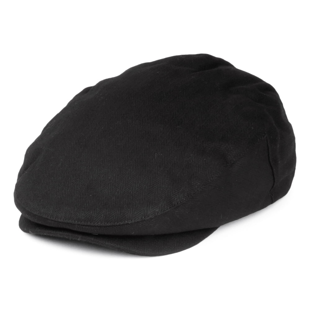 Casquette Plate à Chevrons Hooligan noir BRIXTON