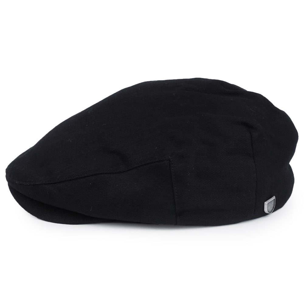 Casquette Plate à Chevrons Hooligan noir BRIXTON