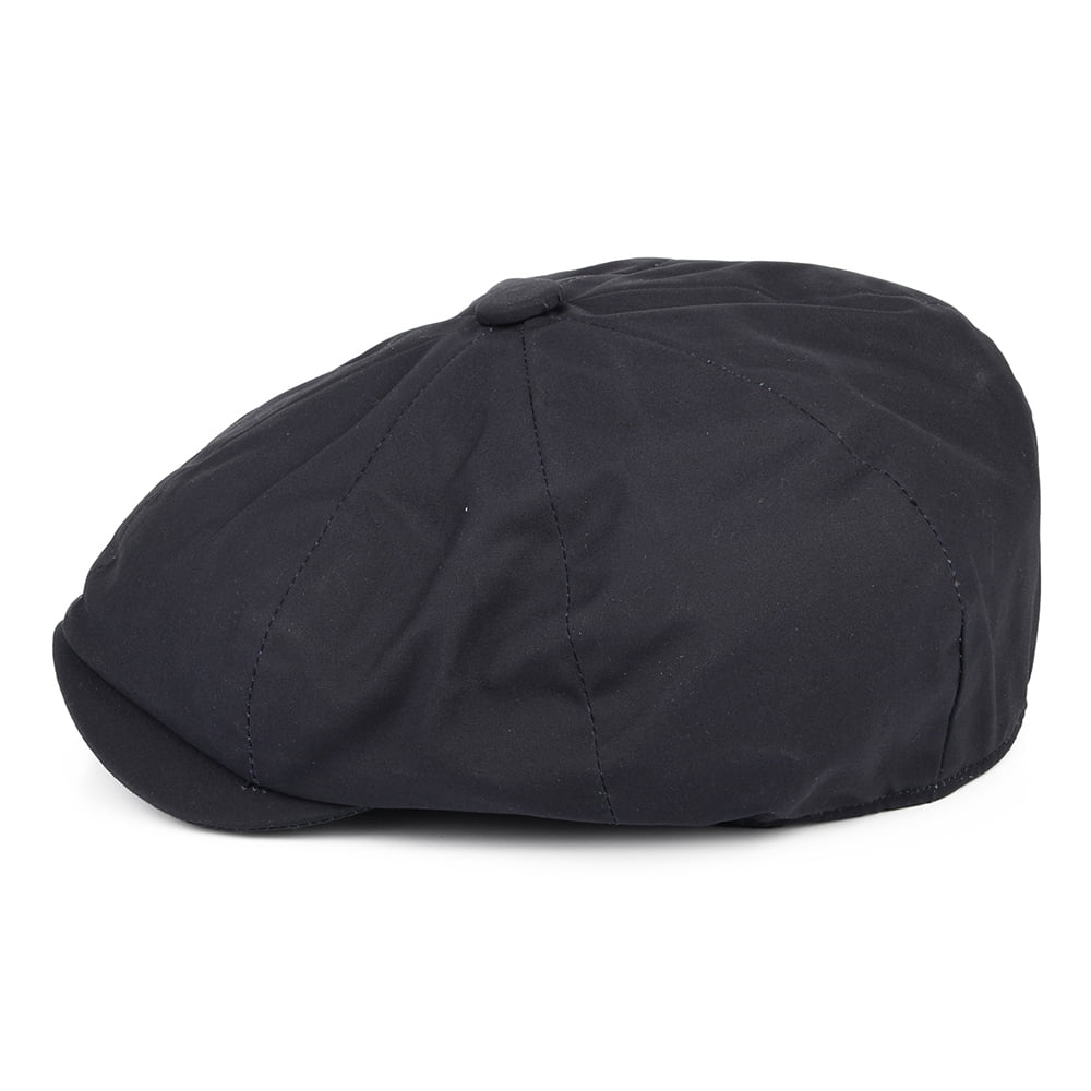 Casquette Gavroche en Coton Ciré bleu marine CHRISTYS