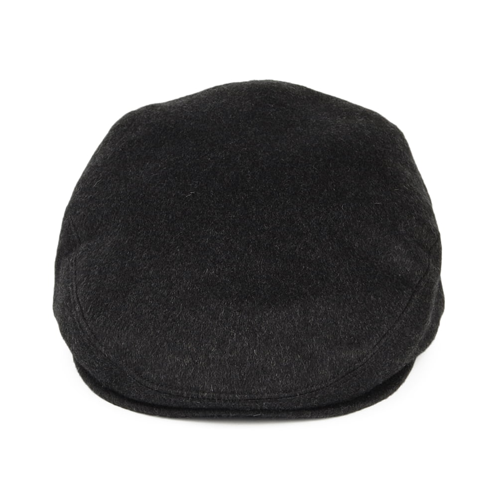 Casquette Plate en Pur Cachemire anthracite CITY SPORT