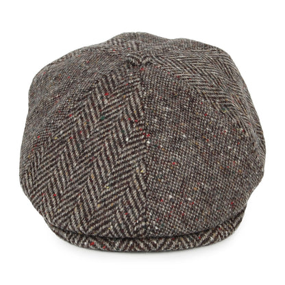 Casquette Gavroche en Tweed du Donegal Wexford gris FAILSWORTH