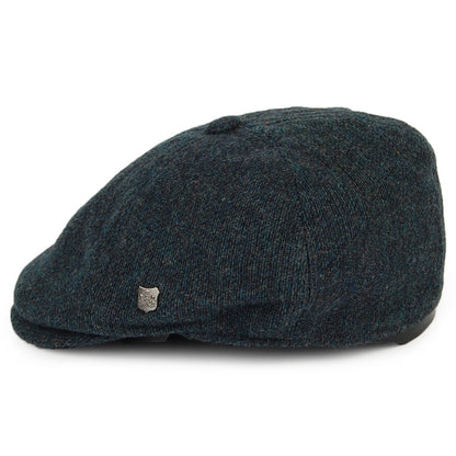 Casquette Gavroche en Laine d'Agneau Mérinos Hudson bleu pétrole FAILSWORTH
