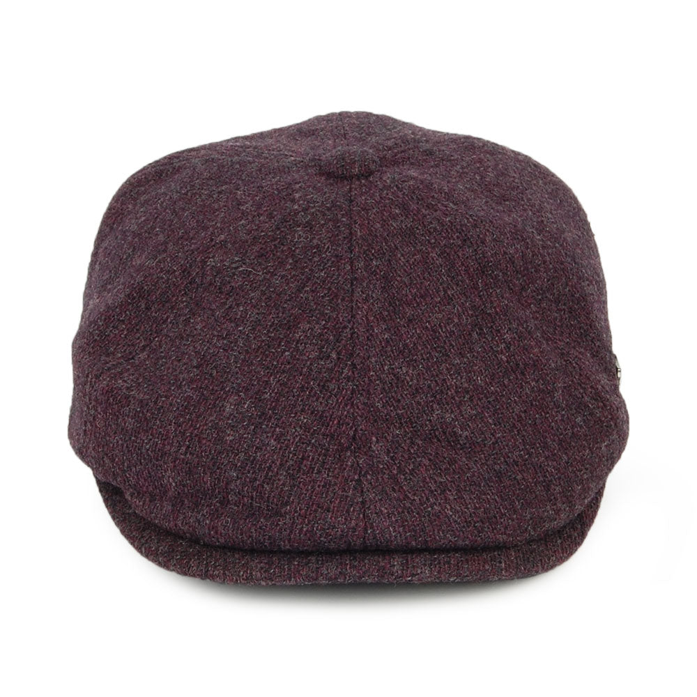 Casquette Gavroche en Laine d'Agneau Mérinos Hudson merlot FAILSWORTH