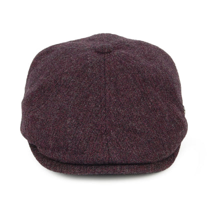 Casquette Gavroche en Laine d'Agneau Mérinos Hudson merlot FAILSWORTH