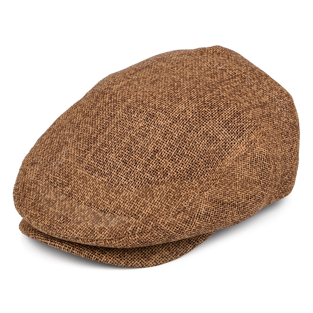 Casquette Plate en Paille Hooligan toffee BRIXTON