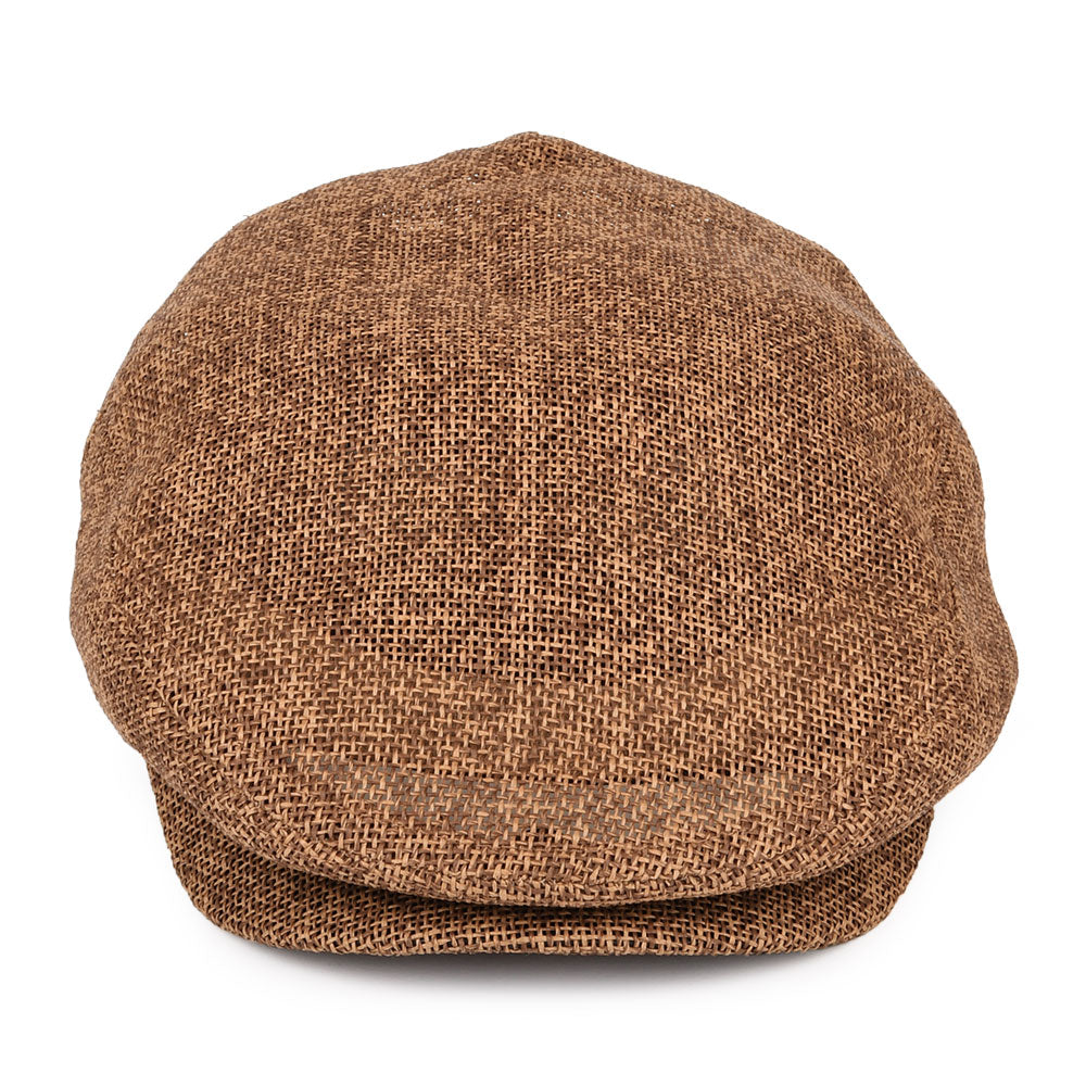 Casquette Plate en Paille Hooligan toffee BRIXTON