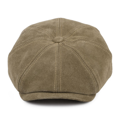 Casquette Gavroche en Daim marron clair STETSON