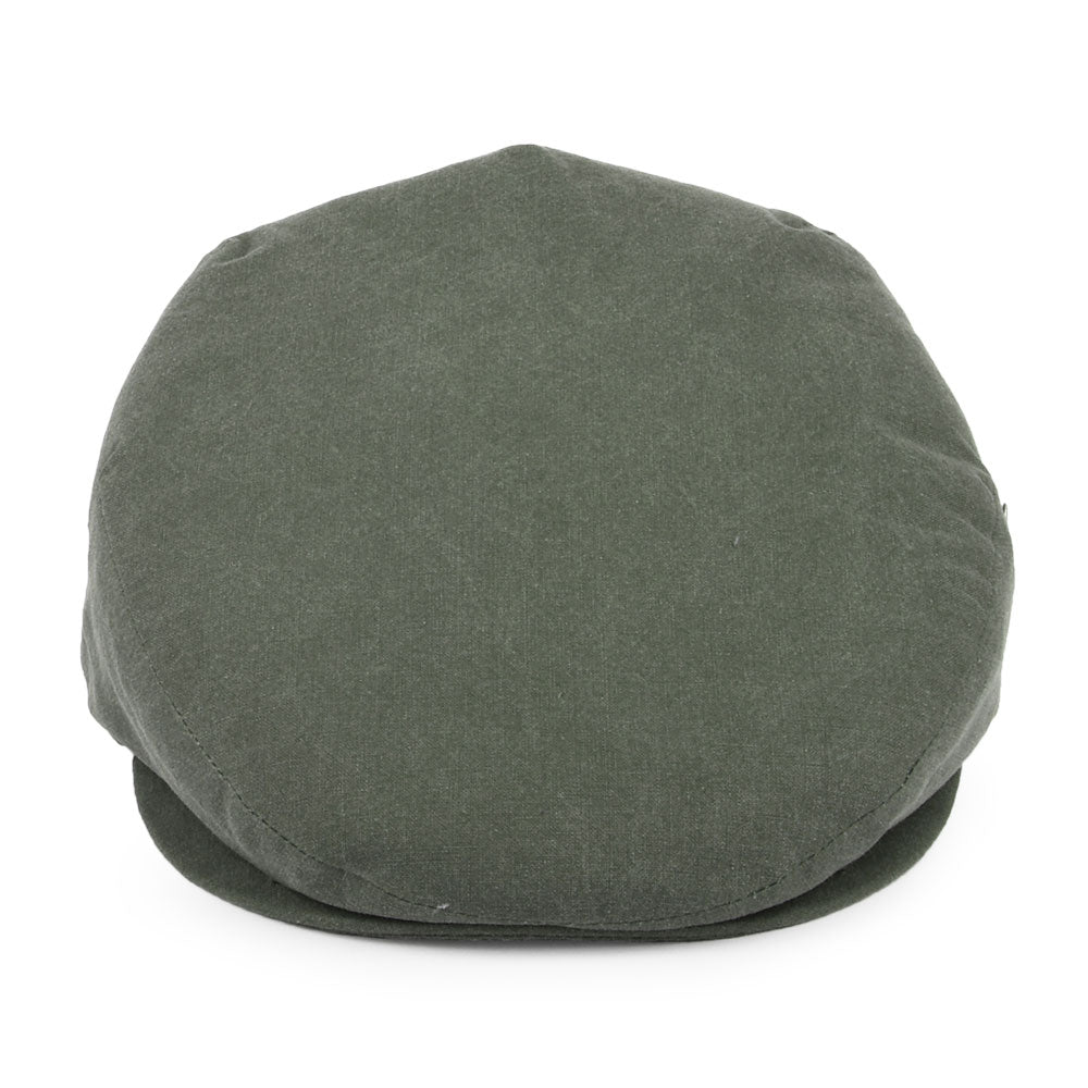 Casquette Plate en Coton Délavé olive CITY SPORT