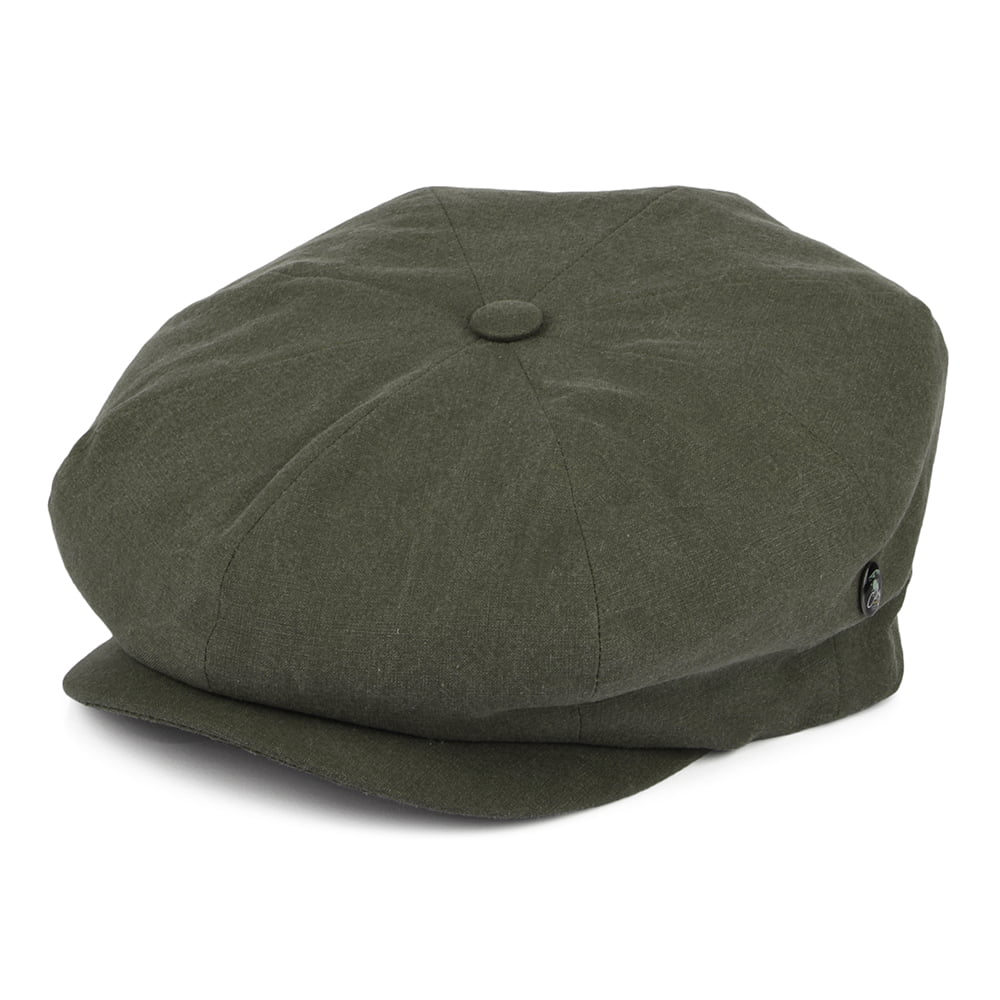 Casquette Gavroche en Coton Délavé olive CITY SPORT