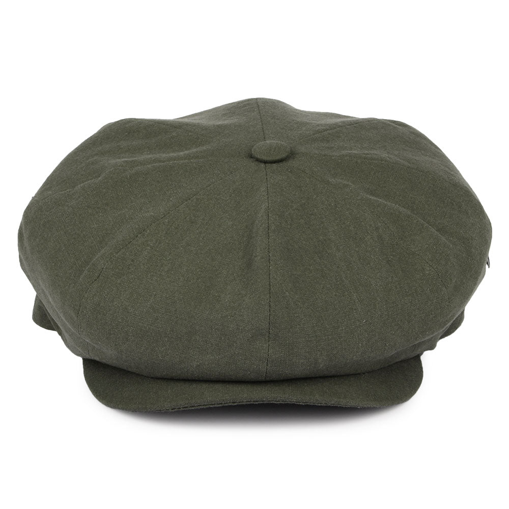 Casquette Gavroche en Coton Délavé olive CITY SPORT