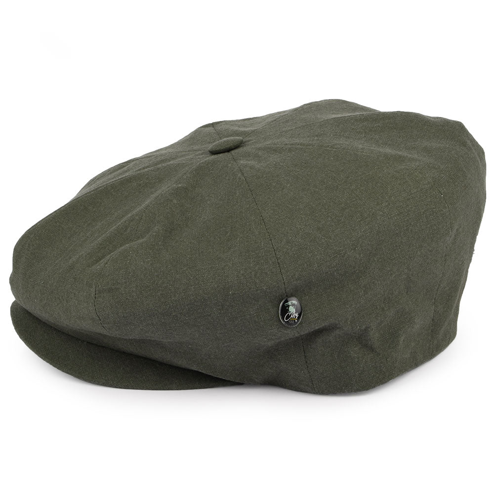 Casquette Gavroche en Coton Délavé olive CITY SPORT