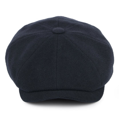 Casquette Gavroche en Laine et Cachemire Hatteras bleu marine STETSON