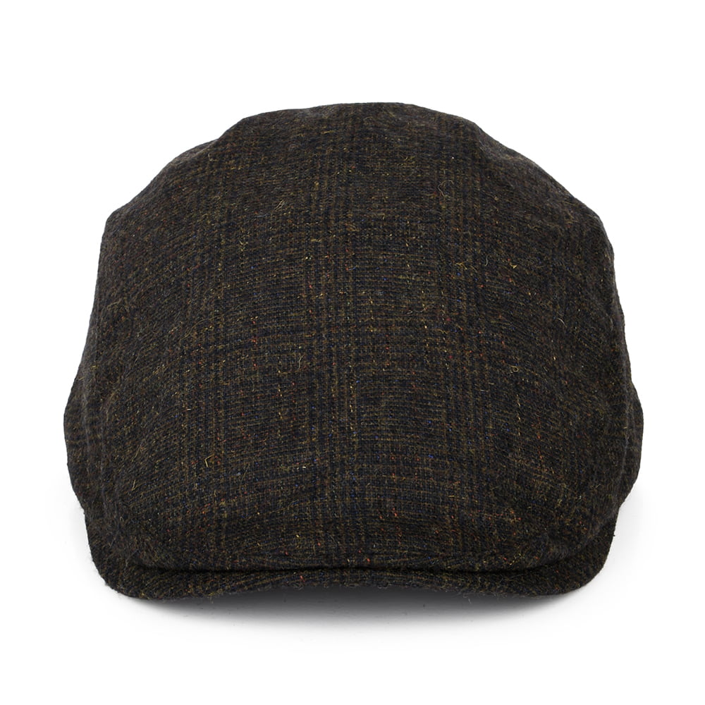Casquette Plate en Laine Mélangée Mahler mélange de marrons BAILEY